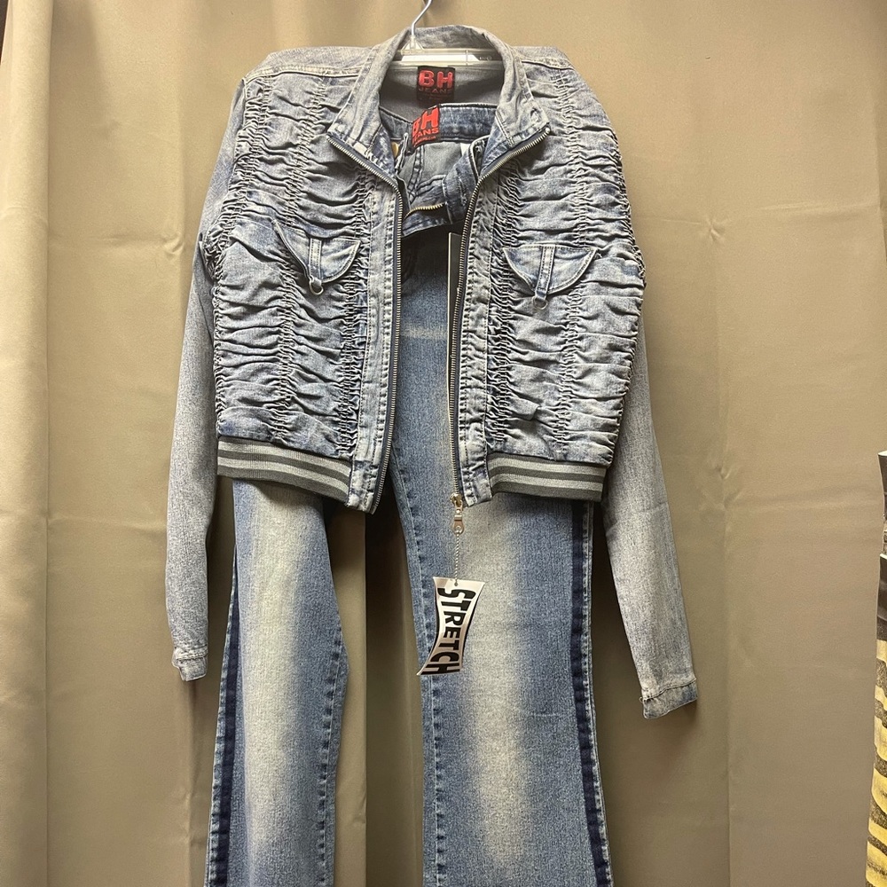 Jacket and Jeans set no rips or smell
